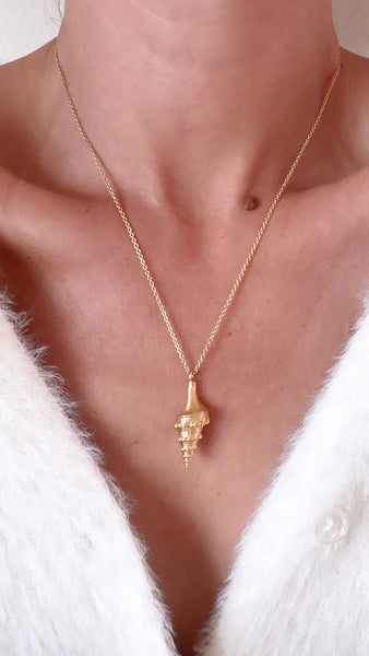 Whelk Shell Pendant