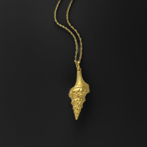 Whelk Shell Pendant