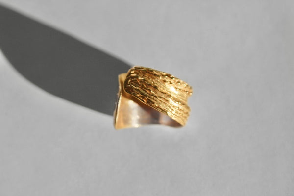 Big Sur Shell Ring Gold Vermeil