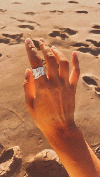 Big Sur Shell Ring Silver