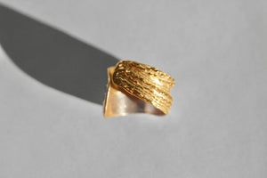 Big Sur Shell Ring Gold Vermeil