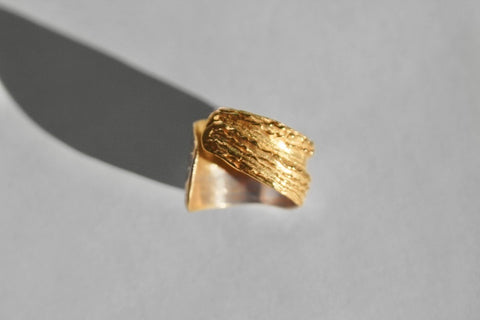 Big Sur Shell Ring Gold Vermeil